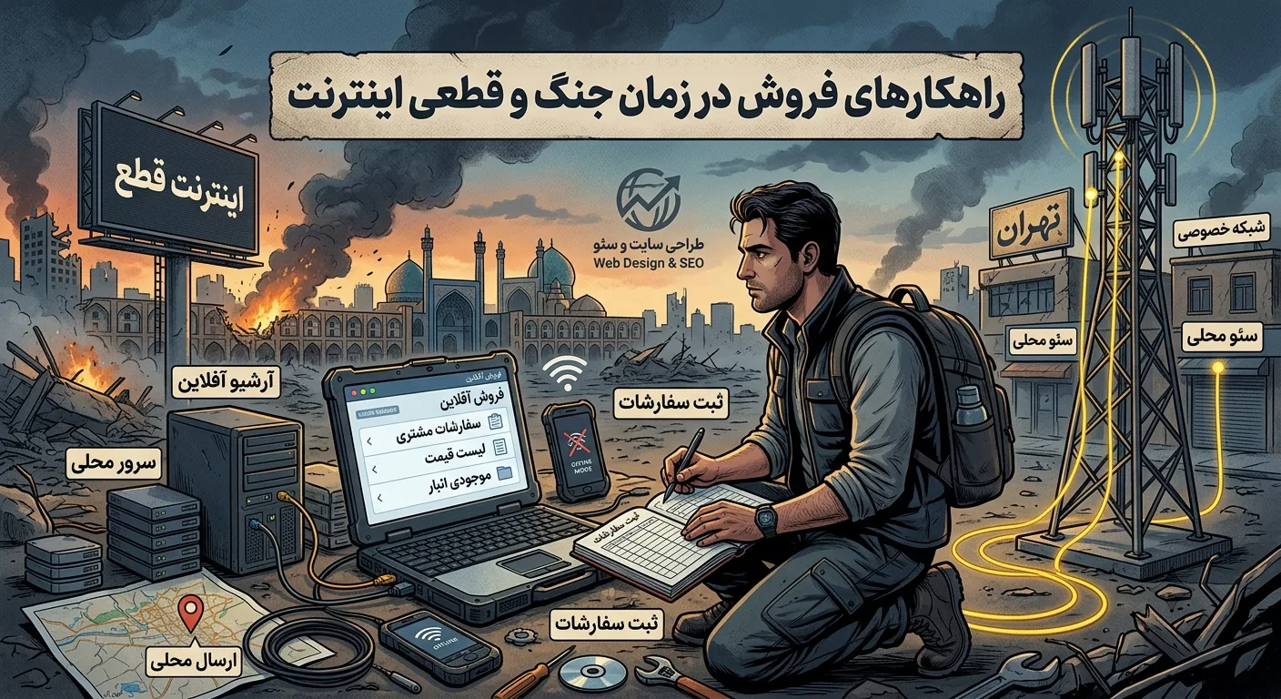 راهکارهای فروش در زمان جنگ و قطعی اینترنت