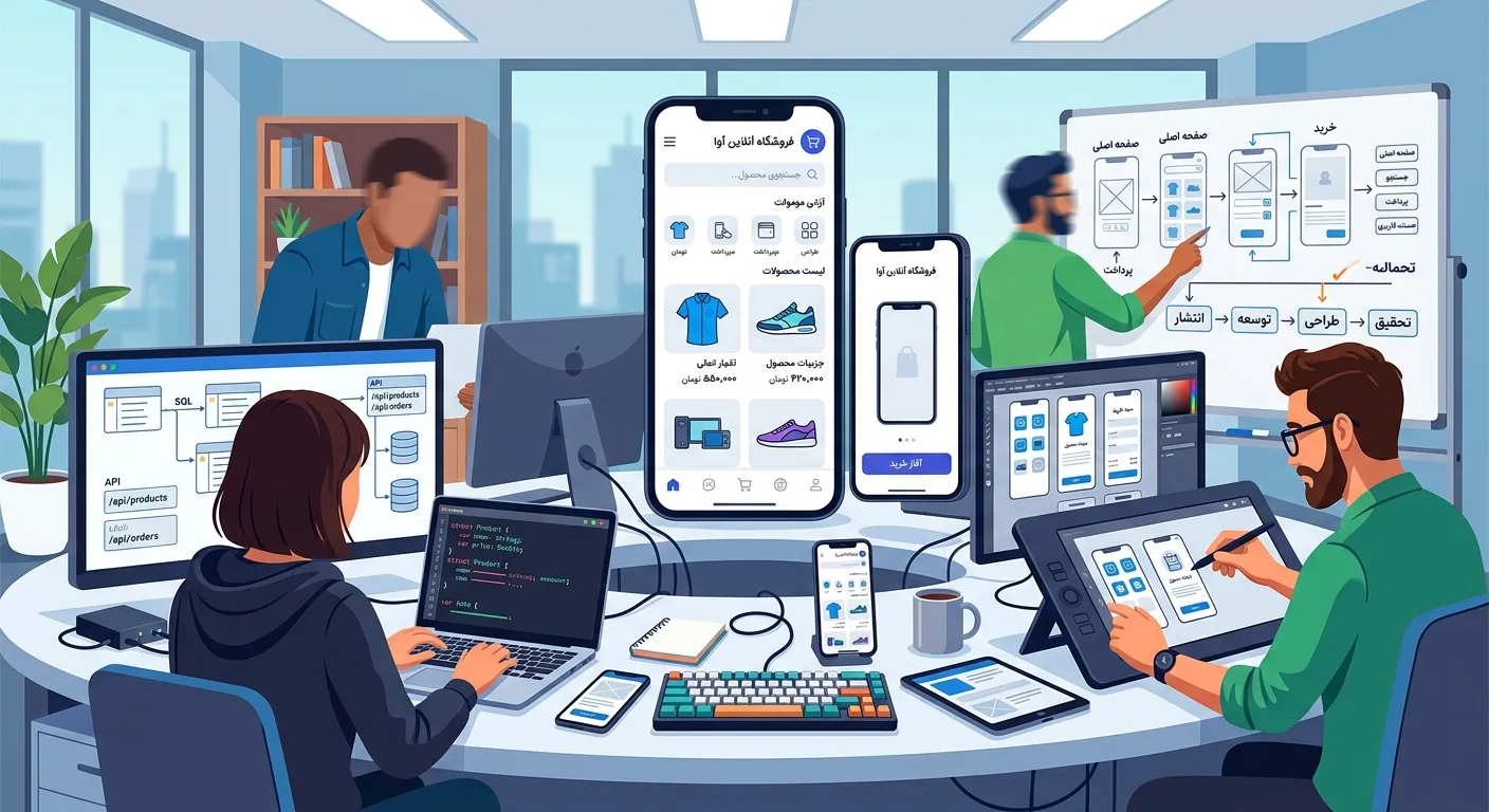 ساخت اپلیکیشن فروشگاهی