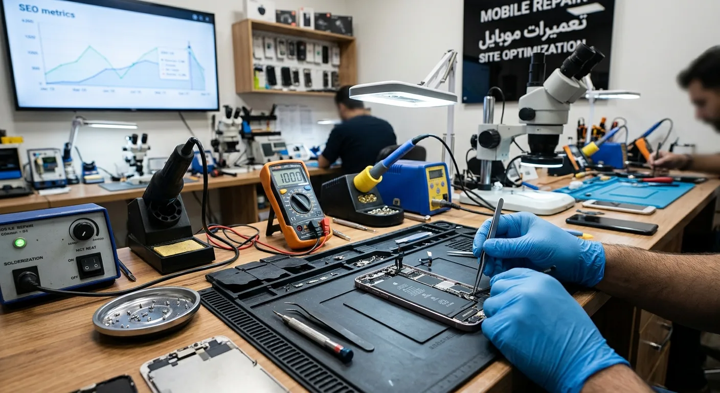 سئو سایت تعمیرات موبایل
