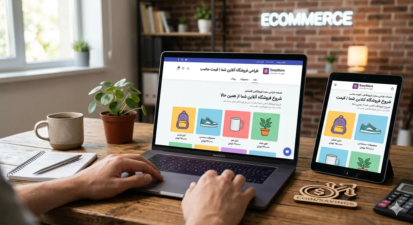 طراحی سایت فروشگاهی ارزان در تهران