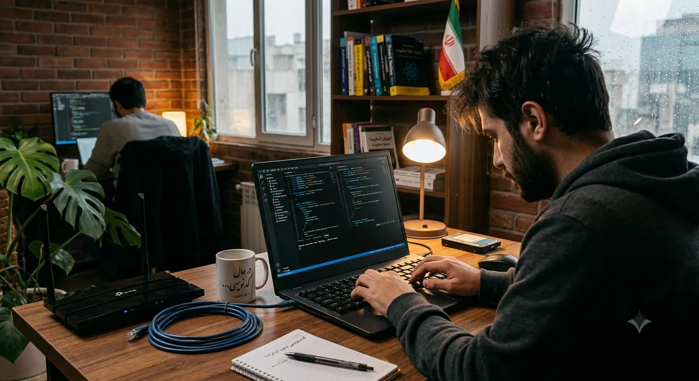 برنامهنویسی در زمان قطعی اینترنت