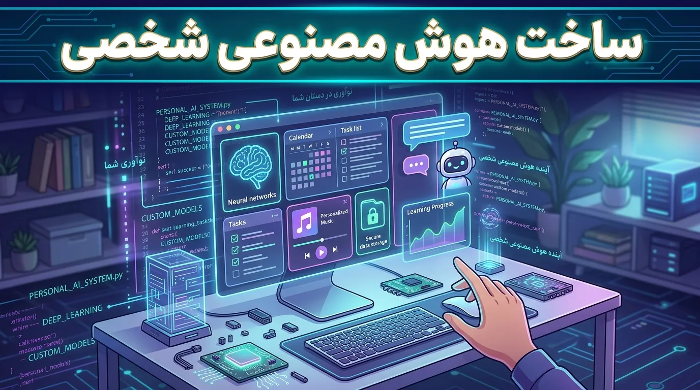 ساخت هوش مصنوعی شخصی؛ راهنمای کامل طراحی و توسعه دستیار هوشمند اختصاصی برای کسب‌وکار