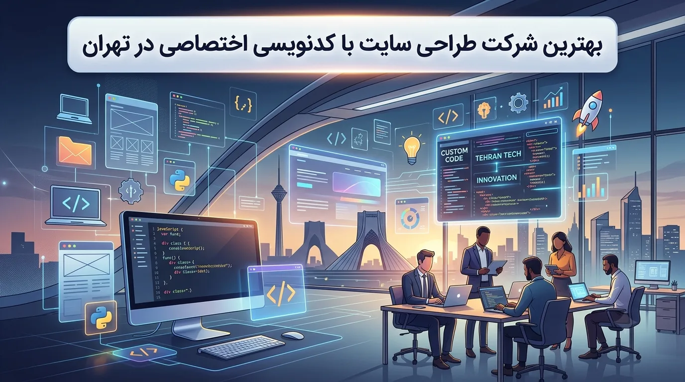 بهترین شرکت طراحی سایت با کدنویسی اختصاصی در تهران