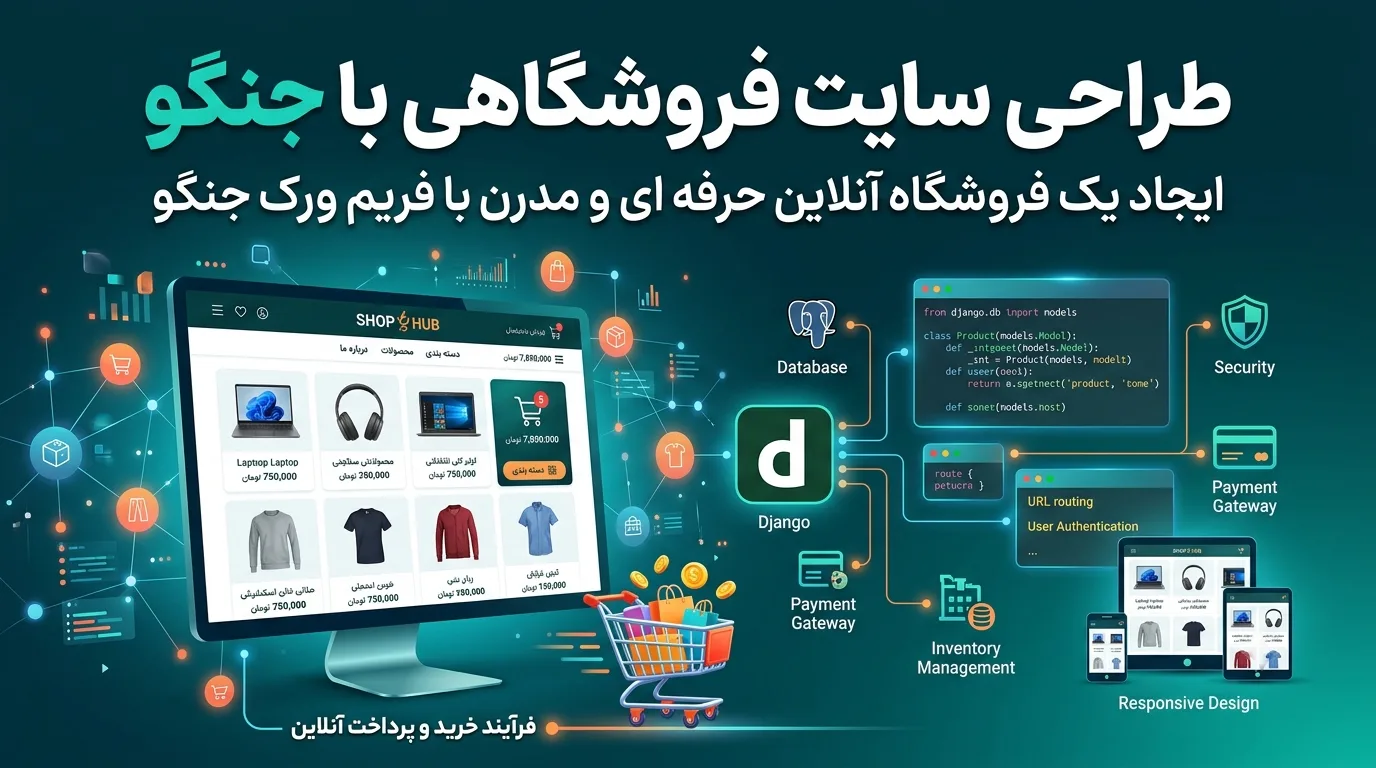 طراحی سایت فروشگاهی با جنگو