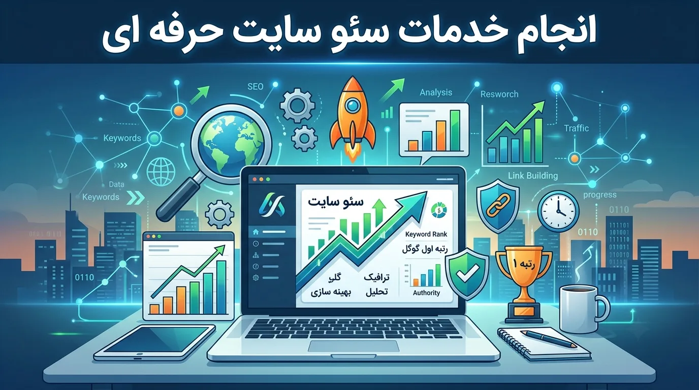 انجام خدمات سئو سایت حرفه‌ای
