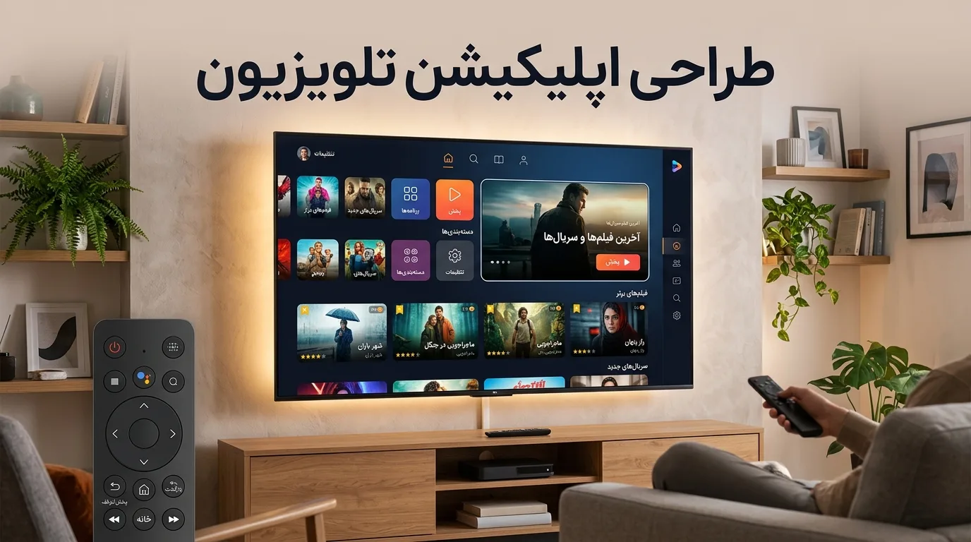 طراحی اپلیکیشن تلویزیون