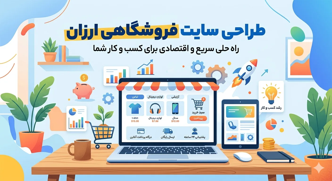 طراحی سایت فروشگاهی ارزان در تهران