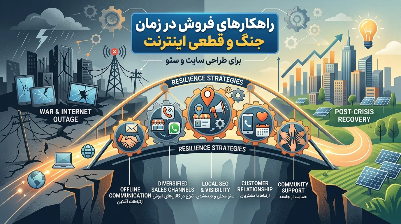 راهکارهای فروش در زمان جنگ و قطعی اینترنت